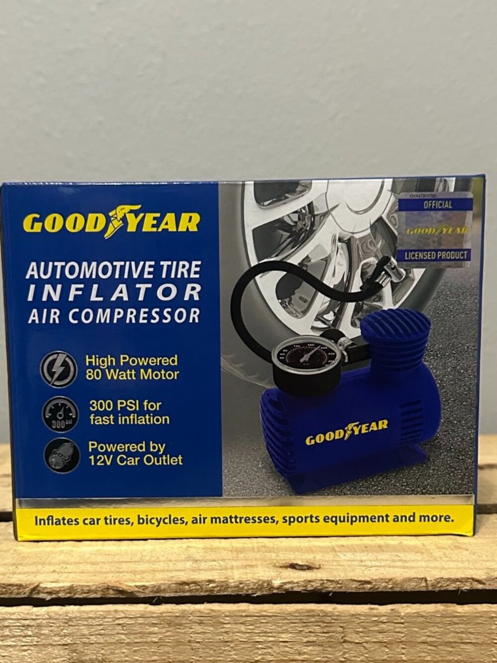 Goodyear Portable Automotive Tire Inflator Air Compressor